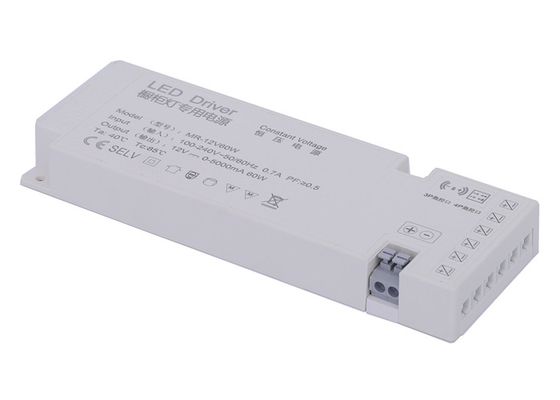 Fahrer 60W 5A 12V Constant Voltage LED für LED-Kanal-Band-Licht