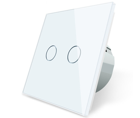 Ausgeglichener Glaslochabstand des noten-Licht-Smart Home-Wand-Schalters 220V 300W 60mm